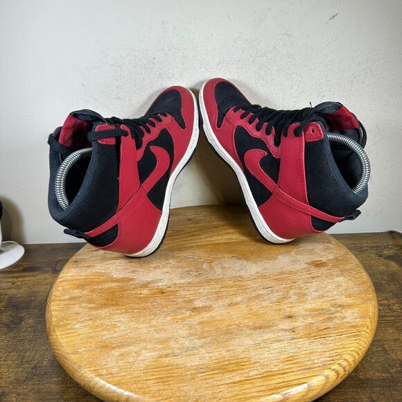 Nike Dunk Sky Hi Hidden Wedge University Red 528899-016 Shoes Womens Size 7.5‎ - Picture 6 of 9